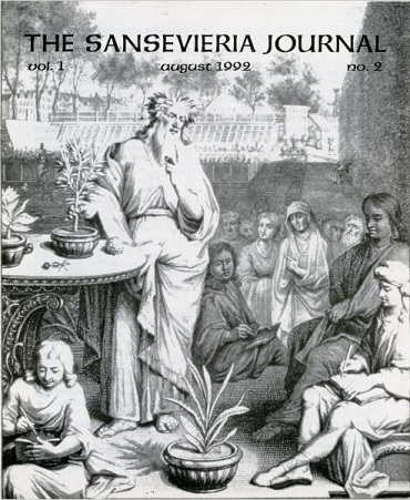 The Sansevieria Journal - Volume 1 Issue 2 (1992)